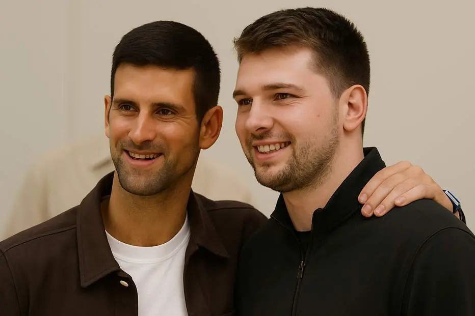 Djokovic Courtside as Lakers Crush Kings 128–104