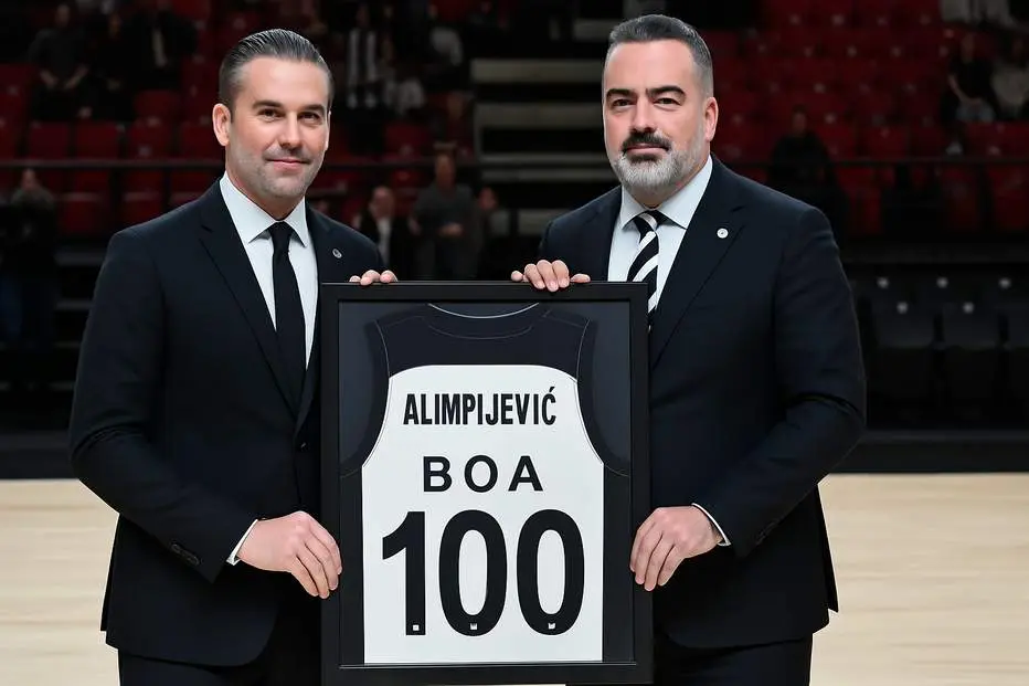 Dusan Alimpijevic receives plaque for reaching 100 wins as Besiktas head coach