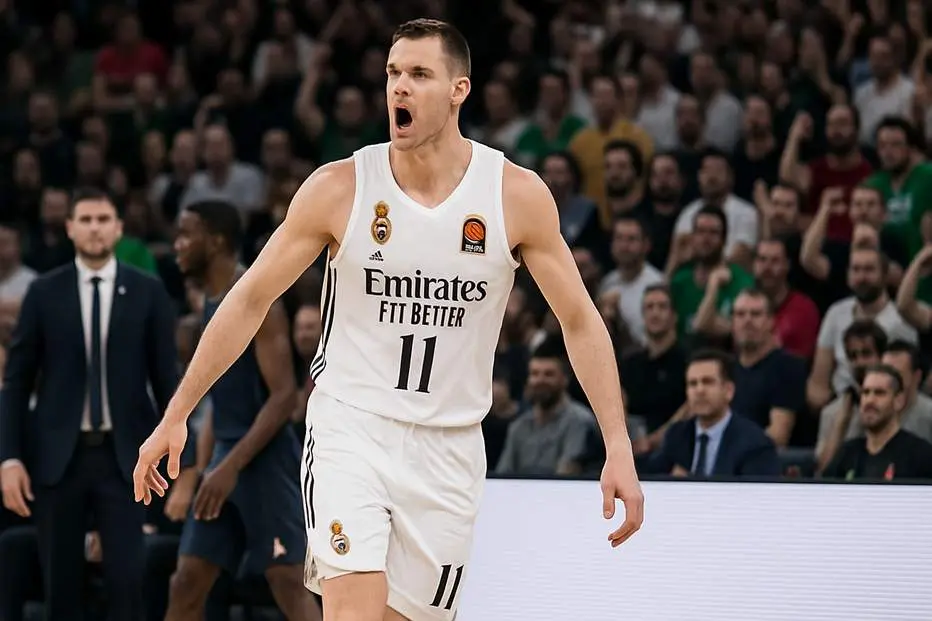 Mario Hezonja leads Real Madrid to 94–78 win over Burgos